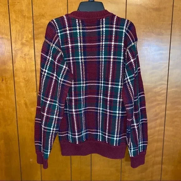 Women’s Merona plaid sweater sz S - Picture 6 of 6